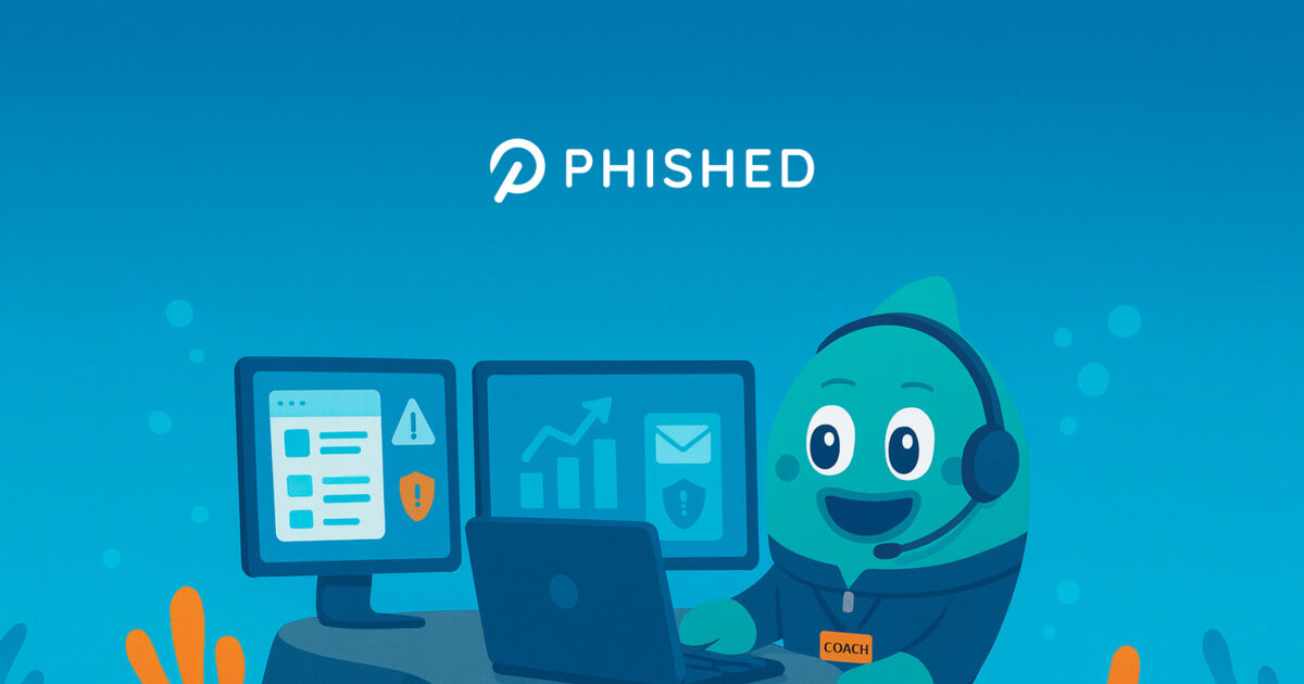 Aperçu de la plateforme Phished